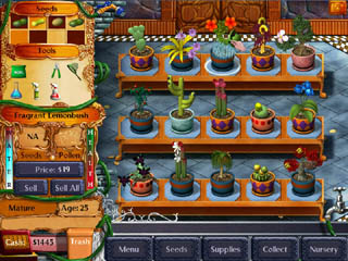 Tampilan penuh game Plant Tycoon